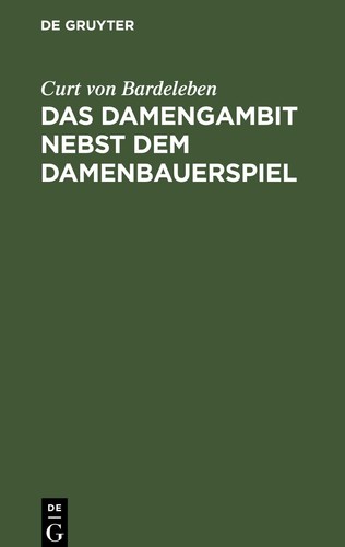 Das damengambit nebst dem - das,