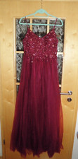 Kleid Ballkleid Damen Rot Gr. 38 mit Kleidersack Vera Mont Neuwertig