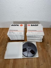15x Agfa & Basf Tonband PEM 369 HiFi Professional Tape 18cm Spule