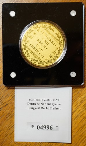 Gedenkmünze einigkeit recht - gedenkmünze,