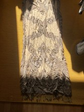 Wollschal grau beie Schal Markenlos