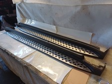 7ML* Mercedes W164 ML Schweller Einstiegsleiste Alu Trittbrett Set