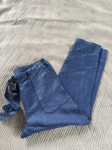 Dunkelblaue sommer stoffhose - sommer,