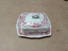 Villeroy Boch Valeria Rot Butterdose klein Sehr Gut Erhalten