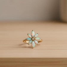 1.50 Karat Opal Verlobungsring