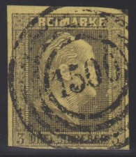 Preußen-Nummernstempel 1500 Tilsit klar auf Nr. 4 a