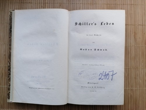 Altes buch schiller - altes, schiller’s