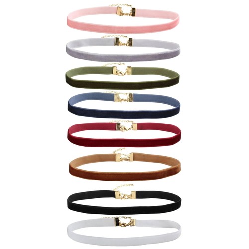 Gothic samt choker - samt, halskette