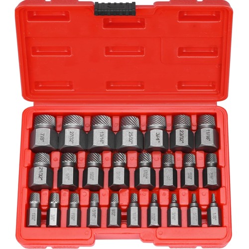 Piece screw extractor set - screw,
