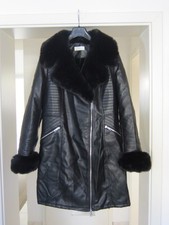 Pfeffinger ledermantel damen Gr. 40 schwarz