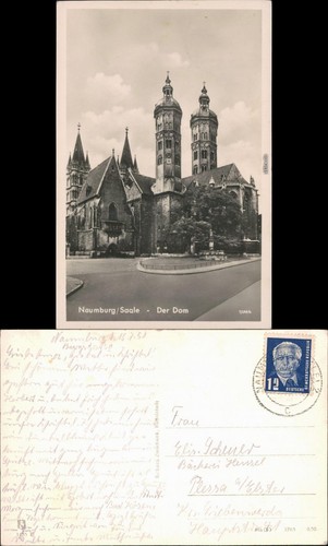 Ansichtskarte naumburg - ansichtskarte,