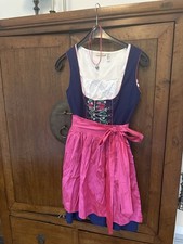 Dirdl Landhaus Trachtenkleid Größe 36 Komplett Set