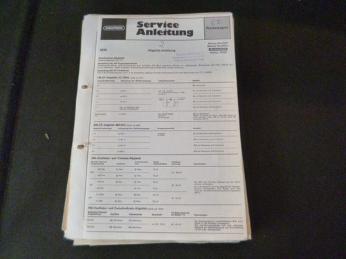 Original service manual - original,