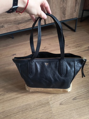 Schwarz goldene handtasche - schwarz,