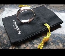 Schöner Ring NOMINATION Edelstahl schlichte Eleganz unisex 1990er Jahre