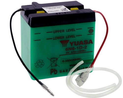 Batterie 6ah yuasa 6n6 2 - yuasa, 6n6-1d-2