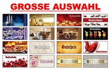 100 Geschenkgutscheine Gutscheinkarten Gutscheine Bar Restaurant Gastronomie