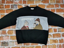 *ICEBERG VINTAGE PULLOVER*SHERLOCK HOLMES & DR. WATSON*ENGLAND*GR: XL*TIP TOP