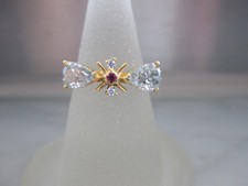 14K Gelbgold Verlobungsring