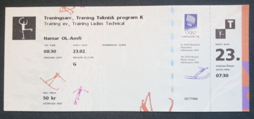 Orig ticket olympische - ticket,
