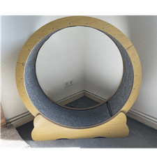 Katzenlaufrad aus holz mit - holz,