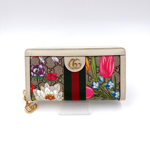 Gucci ophidia flora zip - ophidia, gg