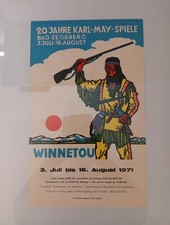 Plakat (klein) Winnetou  1971   Karl-May Spiele  Bad Segeberg