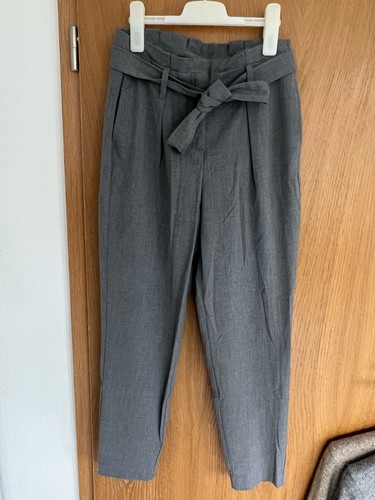Graue stoffhose zum - stoffhose, binden