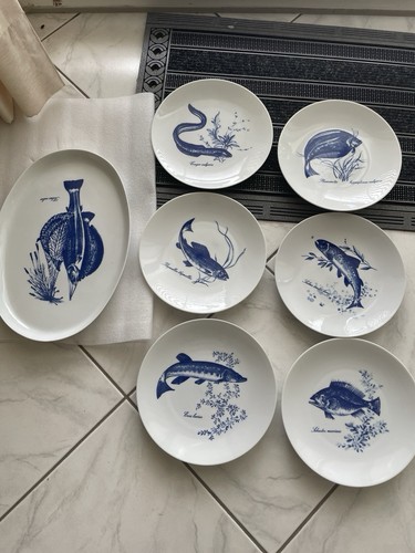 Porzellan kahla fischmotiv - porzellan,