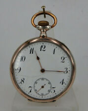 Offene Herrentaschenuhr Silber um 1900 - SEHR GUT ERHALTEN (70006)