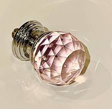 Dekorative rosa Swarovski Kristall Glas Knöpfe/Griffe 40 mm - sechs verfügbar