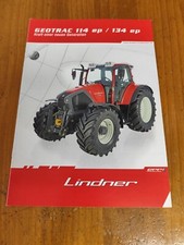 Lindner Geotrac 114 134 Schlepper Prospekt Traktor Tractor brochure 23
