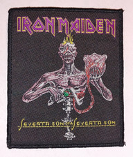 Iron Maiden Seventh Patch Aufnäher ca. 9x11 cm Nr. 3081 Vintage Original Kutte