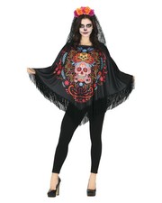 Dia de los Muertos Poncho mit