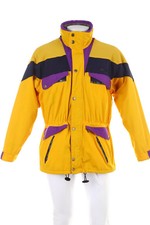 VINTAGE Ski-Jacke S gelb