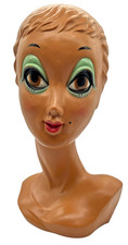 Twiggy Kopf Büste Kunststoff