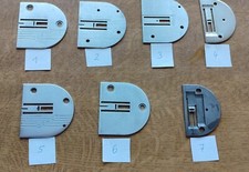 Nähmaschine Ersatzteile VERITAS/NAUMANN/ TEXTIMA Zickzack Stichplatten DDR