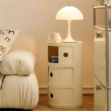 Nachttisch Rund Nachtschrank