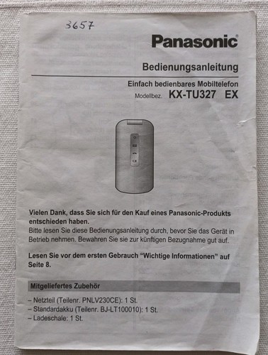 Panasonic tu327 ex - kx-tu327,
