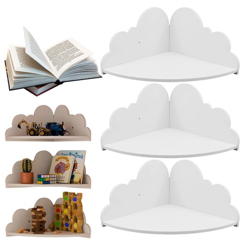 Wolken eckregal stück weiß - stück,
