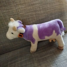 Milka Kuh Stofftier Lila ca