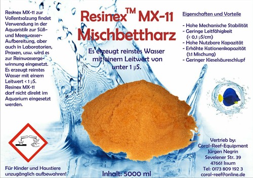 Coral reef resinex 11 - resinex, mx-11