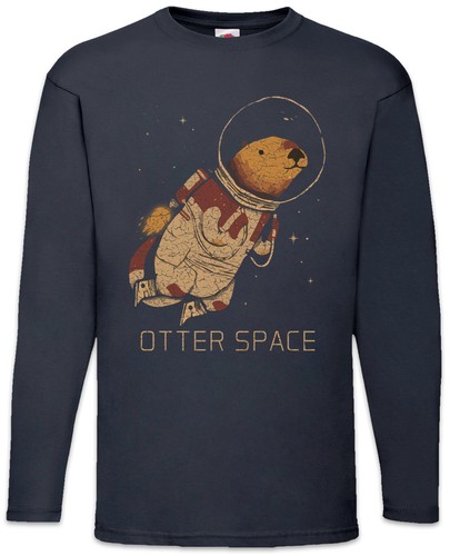 Otter space langarm shirt - space, t-shirt
