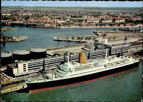 Bremerhaven dampfschiff ms - ak,