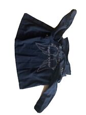 Tony Montana Strass Jacke Para Volar Engel Totenkopf Knöpfe Grösse L