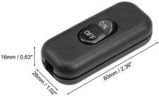 Schnurschalter schwarz weiß