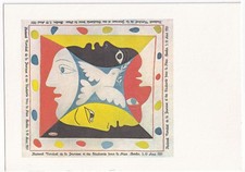 AK Picasso, Halstuch anlässlich der III. Weltjugendfestspiele 1951,  aus 1982