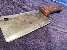 FLEISCHERBEIL METZGERBEIL KÜCHENBEIL HACKMESSER HACKBEIL LadenspalterStahlklinge