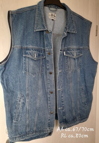 Jeansweste denim herren - jeansweste,