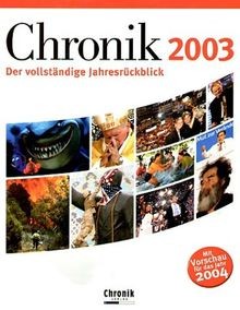Chronik 2003 buch - chronik,